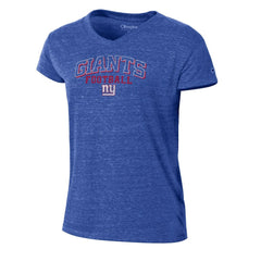 New York Giants Champion Women's Triumph Tri-Blend V-Neck T-Shirt - Royal discount