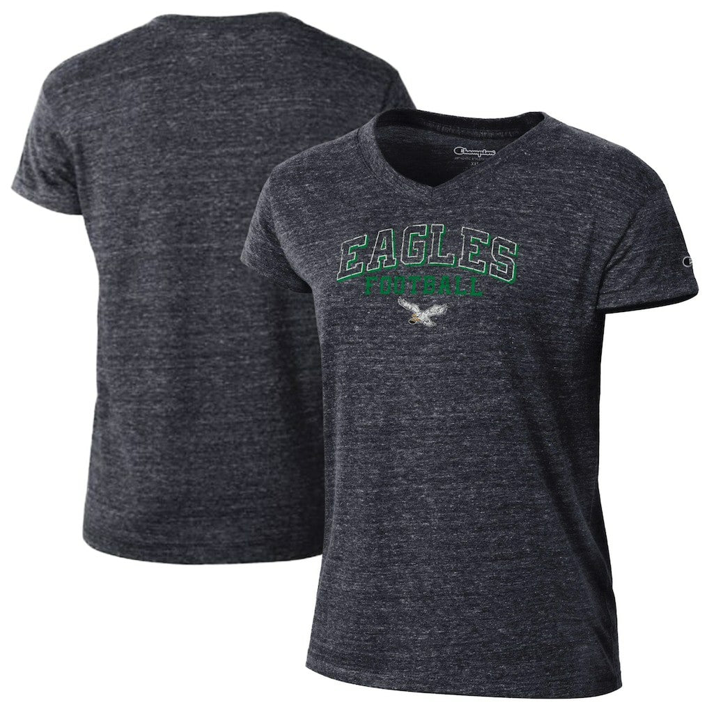 Philadelphia Eagles Champion Women's Triumph Tri-Blend V-Neck T-Shirt - Black online