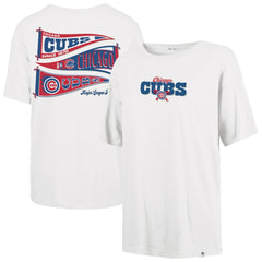Chicago Cubs Women's Bow & Banner Sadie T-Shirt Sand