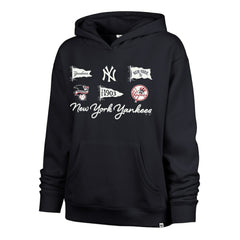 New York Yankees Women's Bow & Banners Naomi Hoodie Navy