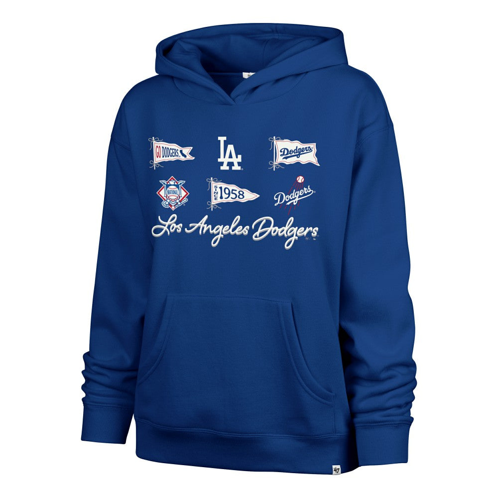 Los Angeles Dodgers Women's Bow & Banners Naomi Hoodie Royal