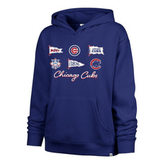 Chicago Cubs Women's Bow & Banners Naomi Hoodie Royal