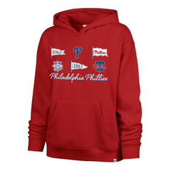 Philadelphia Phillies Women's Bow & Banners Naomi Hoodie Red
