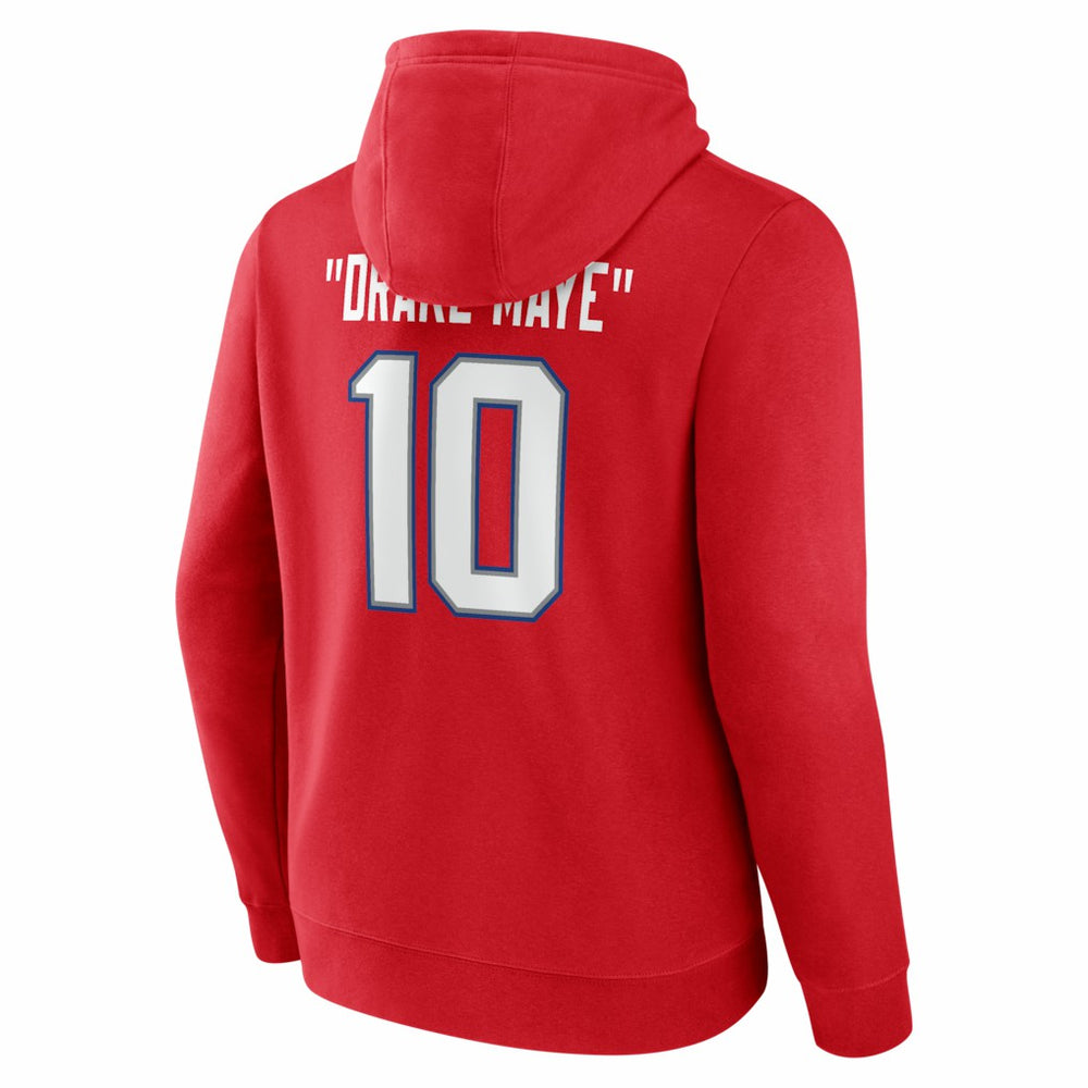 Drake Maye New England Patriots Nickname Hoodie - Red outlet