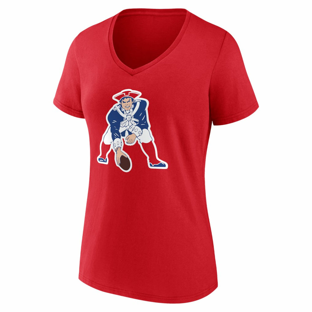Drake Maye New England Patriots Women's Nickname V-Neck T-Shirt - Red sale