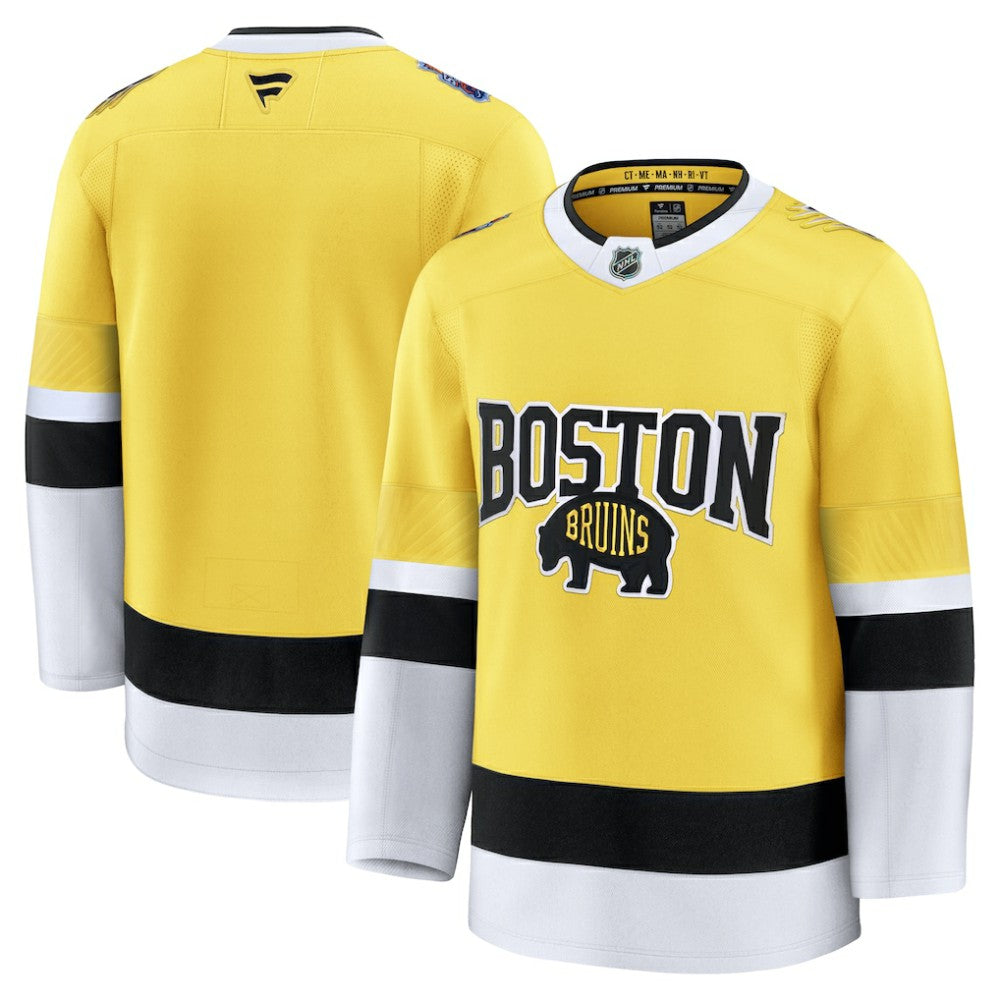 Boston Bruins Fanatics 2026 NHL Stadium Series Premium Jersey - Gold Jerseys