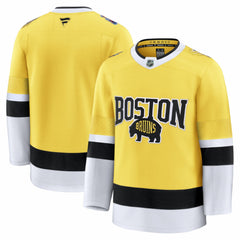 Boston Bruins Fanatics 2026 NHL Stadium Series Premium Custom Jersey - Gold Jerseys