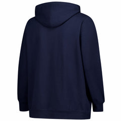 Denver Broncos Women's Plus Size Heart & Soul Notch Neck Hoodie - Navy online