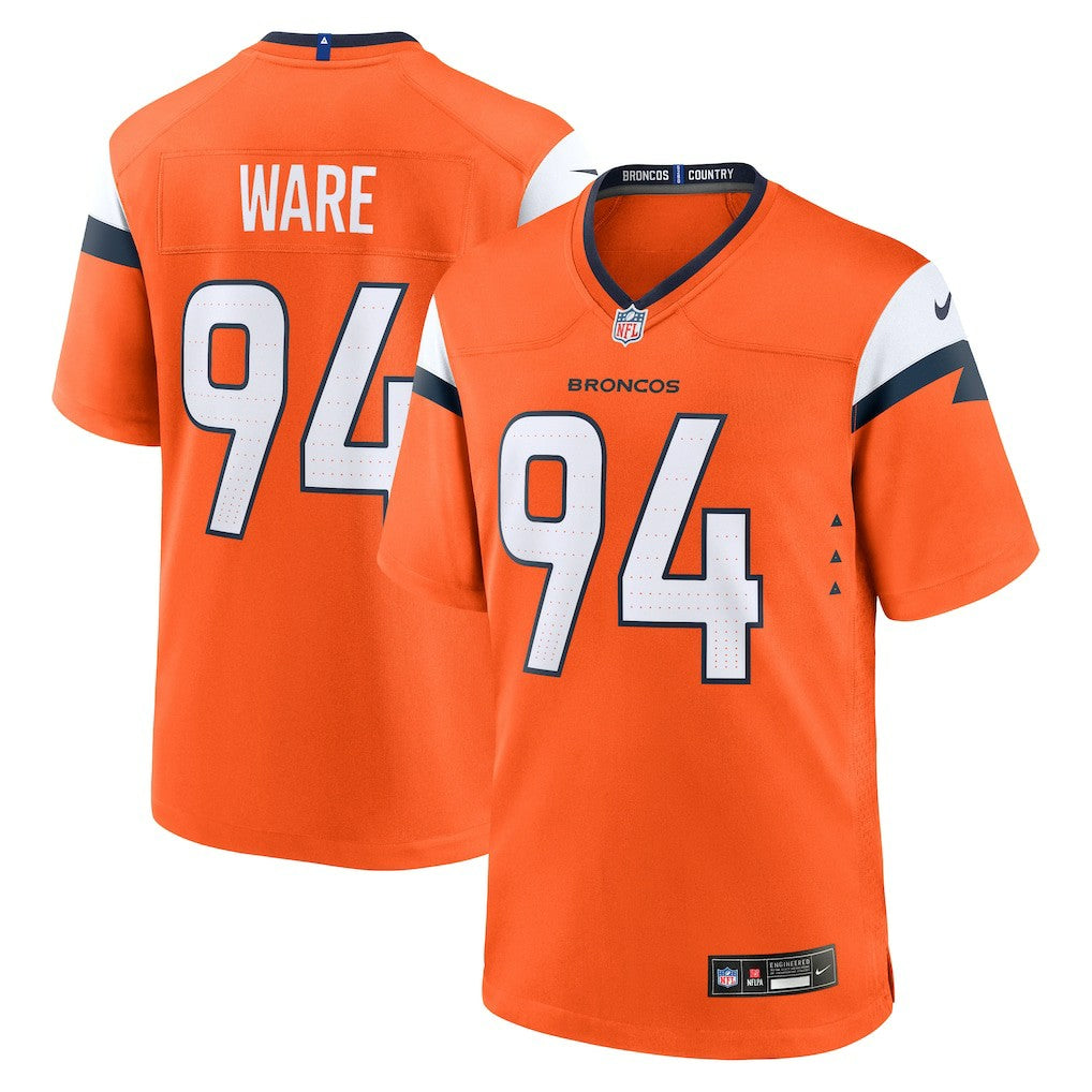 DeMarcus Ware Denver Broncos Team Retired Game Jersey - Orange for sale