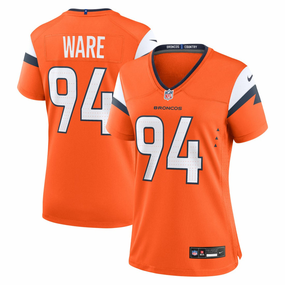 DeMarcus Ware Denver Broncos Women's Team Retired Game Jersey - Orange outlet