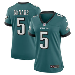 Donovan McNabb Philadelphia Eagles Women's Team Retired Game Jersey - Midnight Green on sale