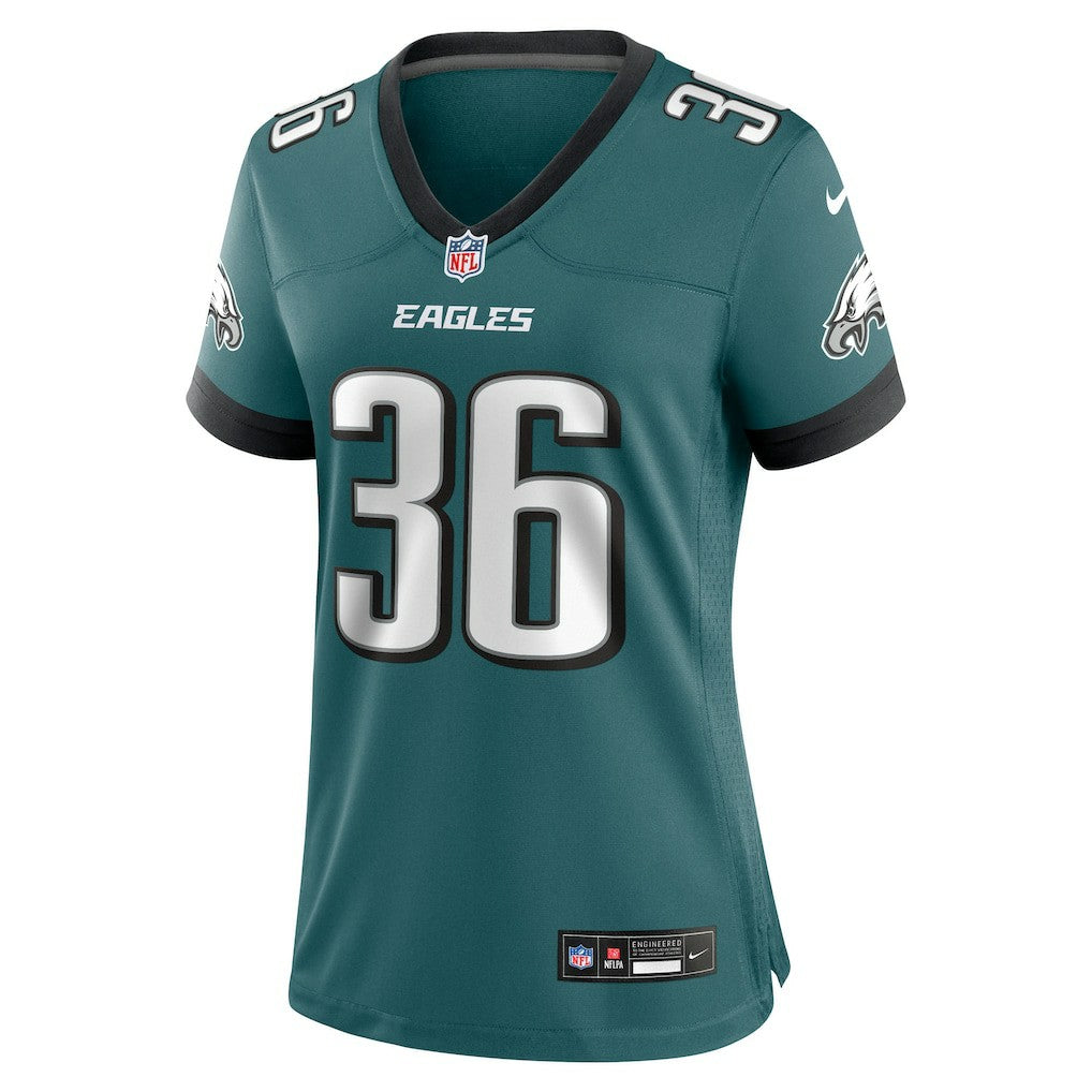 Brian Westbrook Philadelphia Eagles Women's Team Retired Game Jersey - Midnight Green cheap