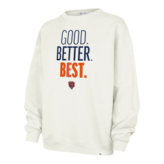 Chicago Bears '47 Women's Good. Better. Best. Imprint Oversized Sweatshirt - Cream sale