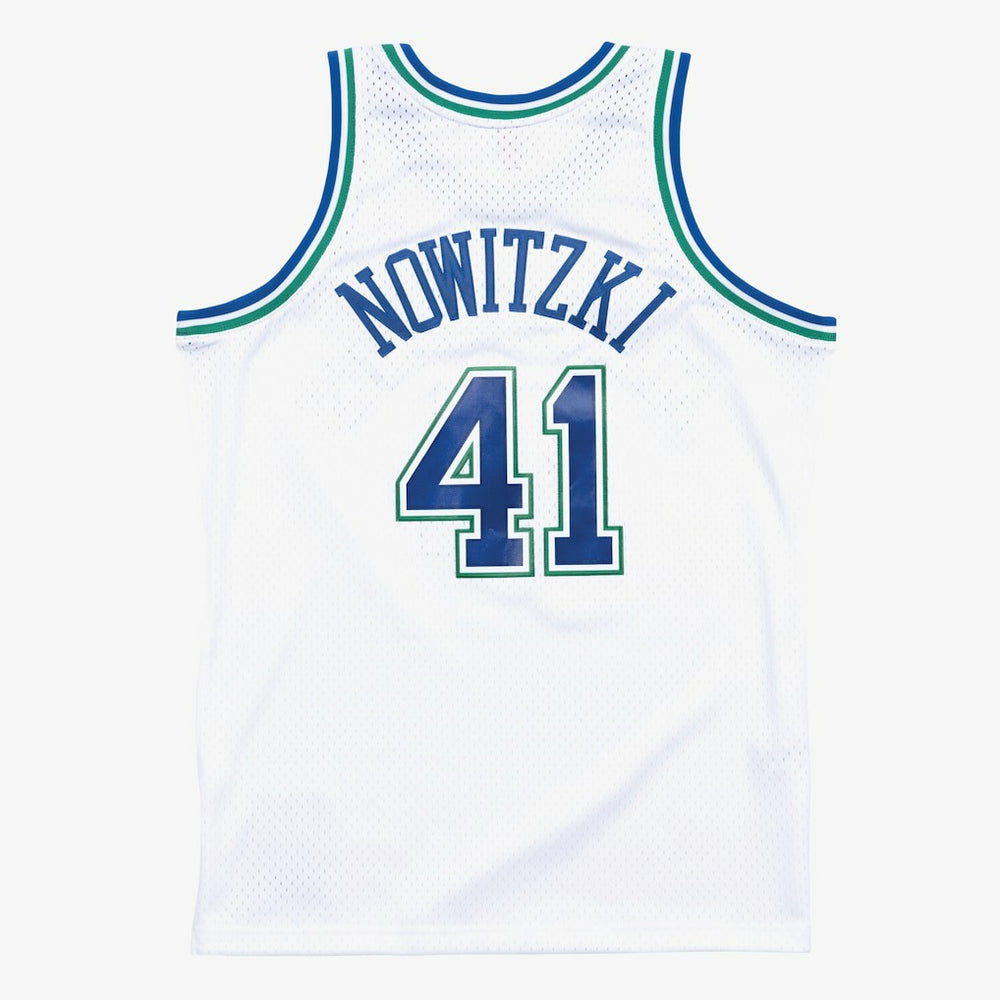 Dirk Nowitzki Dallas Mavericks 1998-99 Hardwood Classics Swingman Jersey sale - White cheap