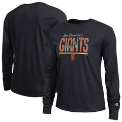 San Francisco Giants Champion Women's Long Sleeve T-Shirt Black