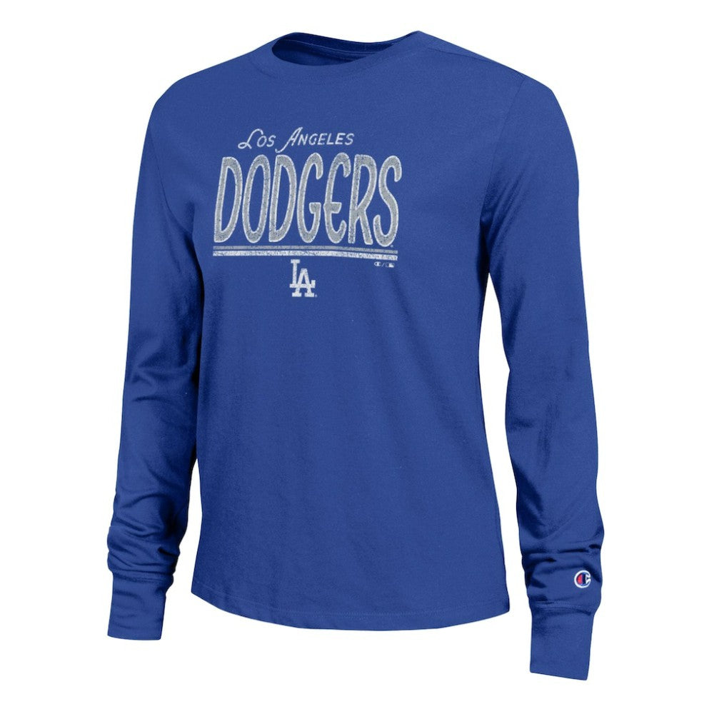 Los Angeles Dodgers Champion Women's Long Sleeve T-Shirt Royal