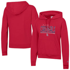 St. Louis Cardinals Champion Women's Vintage Powerblend Hoodie Red