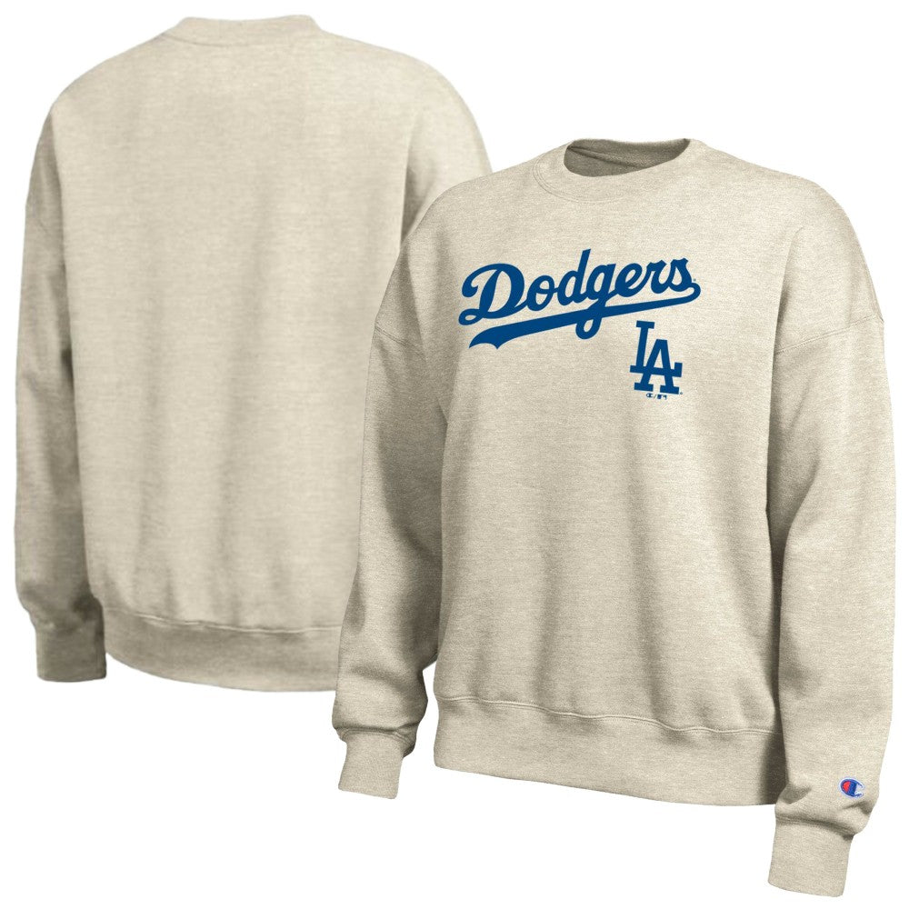 Los Angeles Dodgers Champion Women's All-Star Sweatshirt Oatmeal