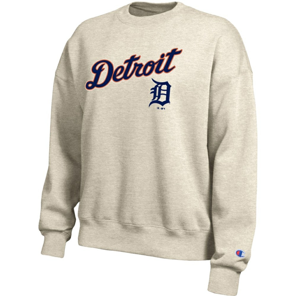 Detroit Tigers Champion Women's All-Star Sweatshirt Oatmeal