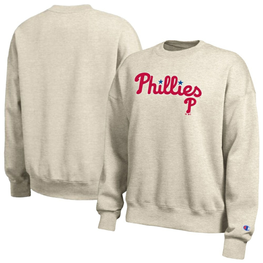 Philadelphia Phillies Champion Women's All-Star Sweatshirt Oatmeal