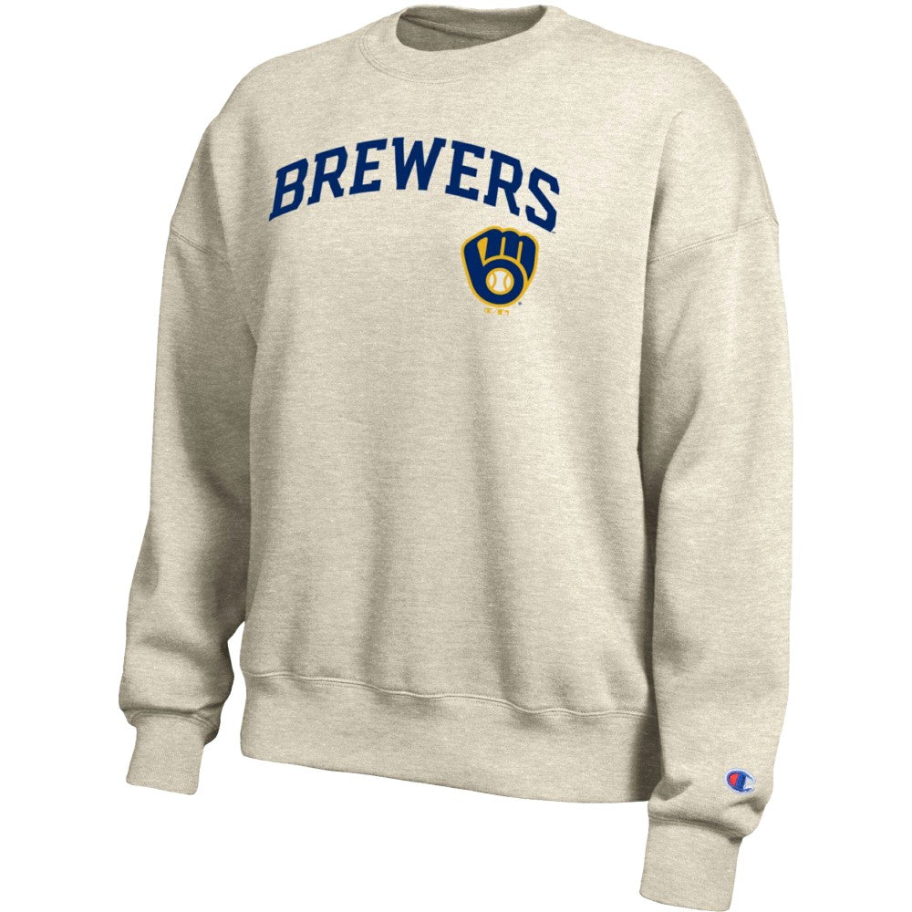 Milwaukee Brewers Champion Women's All-Star Sweatshirt Oatmeal