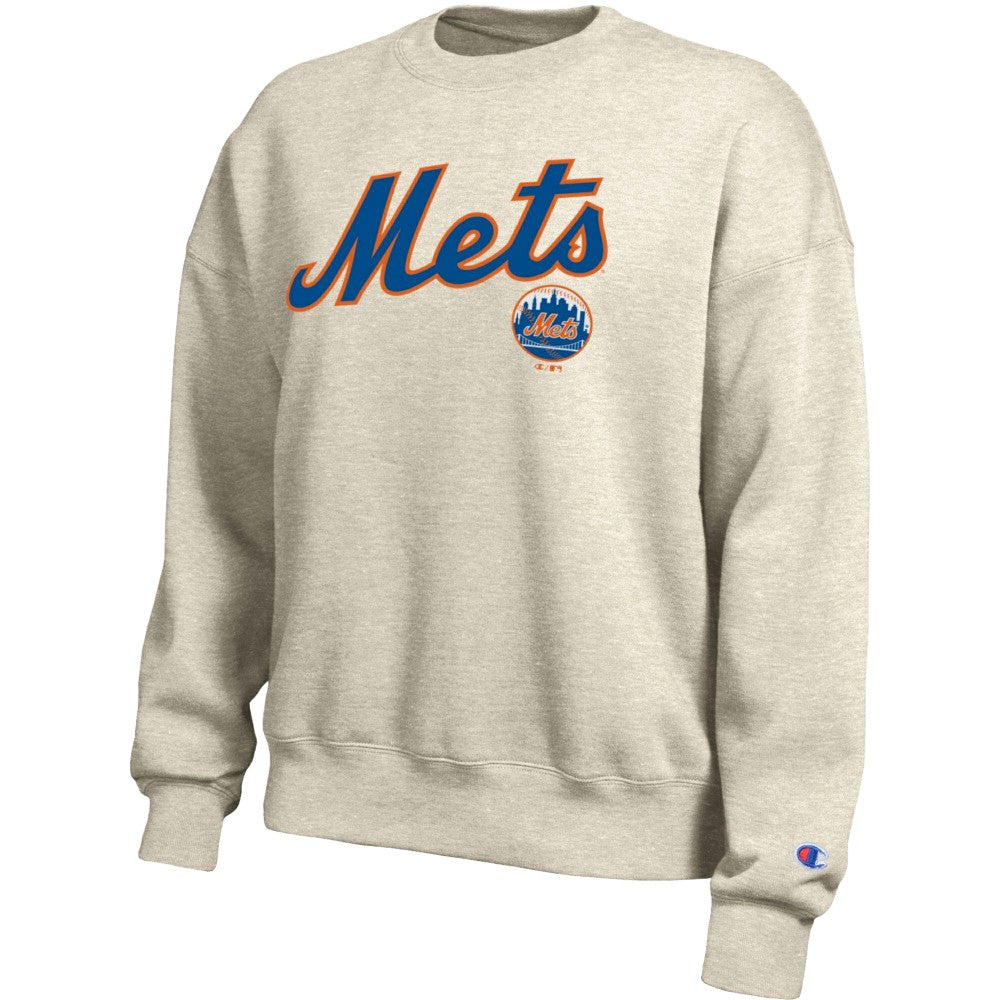New York Mets Champion Women's All-Star Sweatshirt Oatmeal