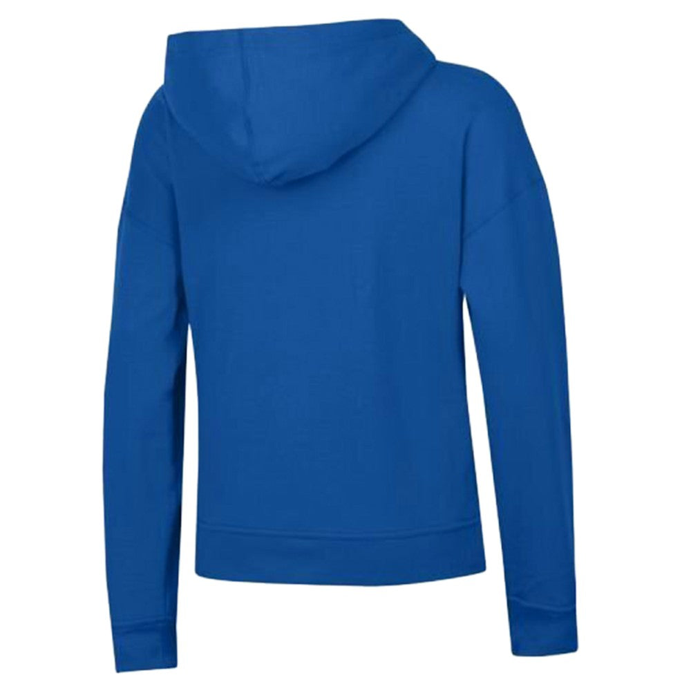 New York Mets Champion Women's Distressed Powerblend Hoodie Royal