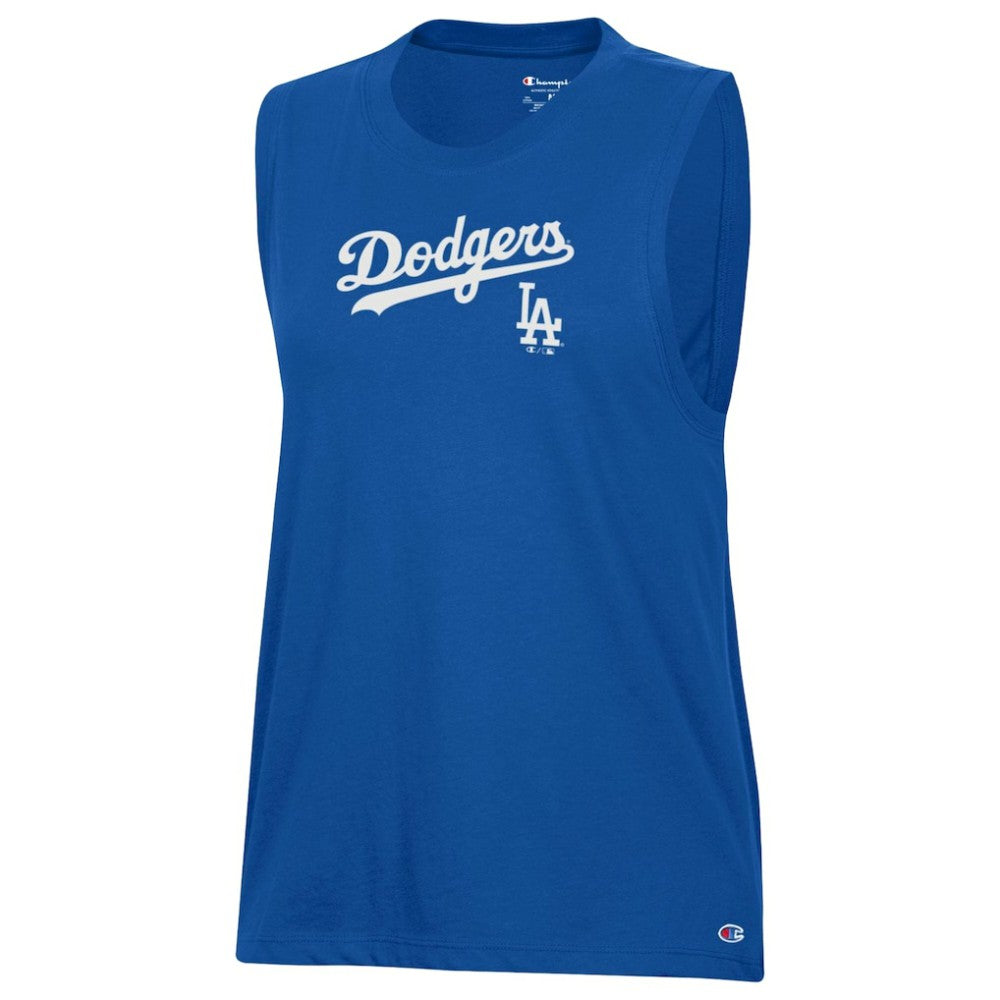 Los Angeles Dodgers Champion Women's Muscle Tank Top Royal