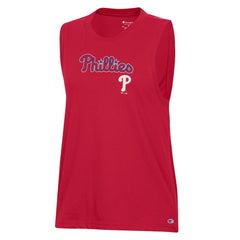 Philadelphia Phillies Champion Women's Muscle Tank Top Red