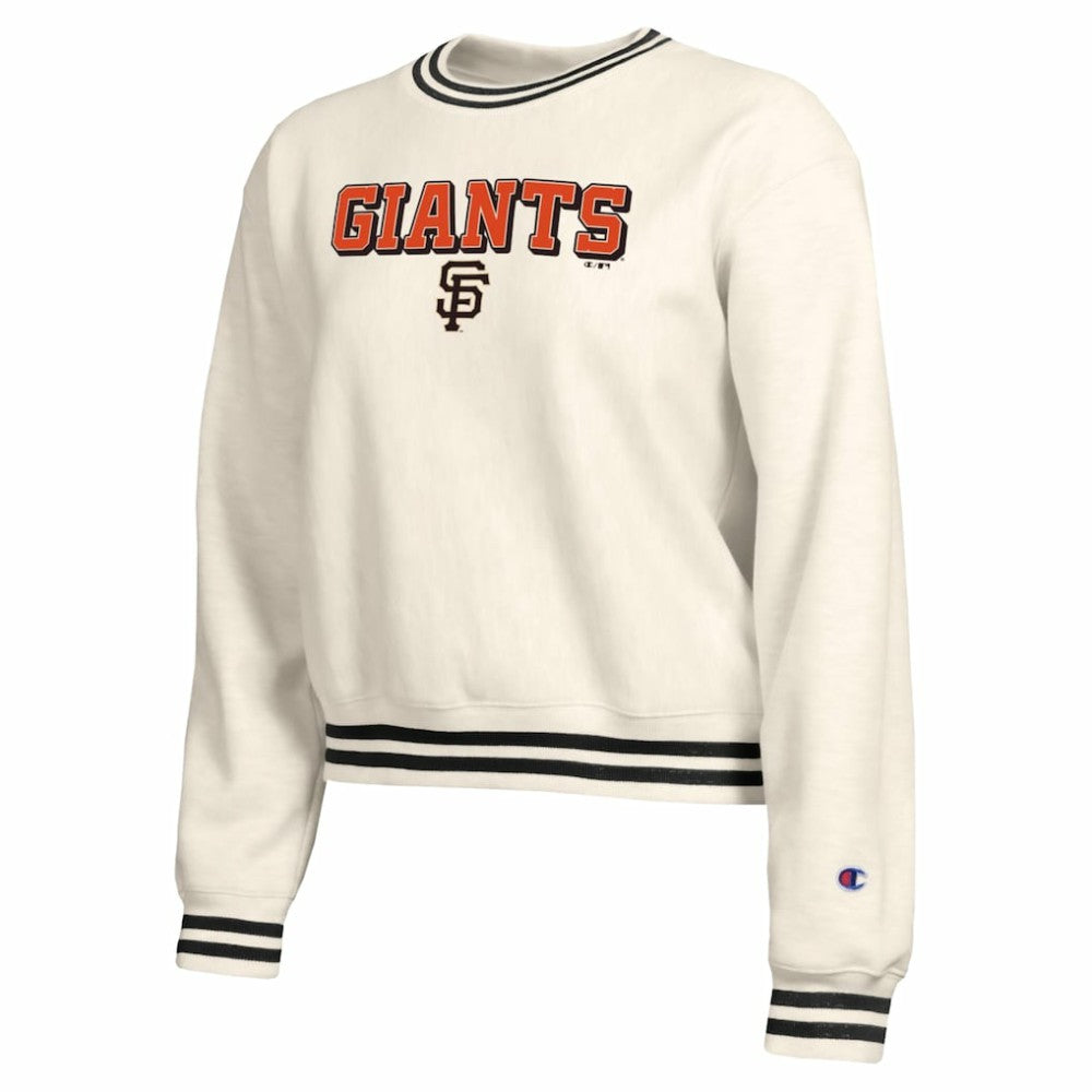 San Francisco Giants Champion Women's Reverse Weave Sweatshirt Cream