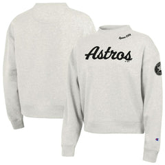 Houston Astros Champion Women's Triumph Tri-Blend Sweatshirt Stone
