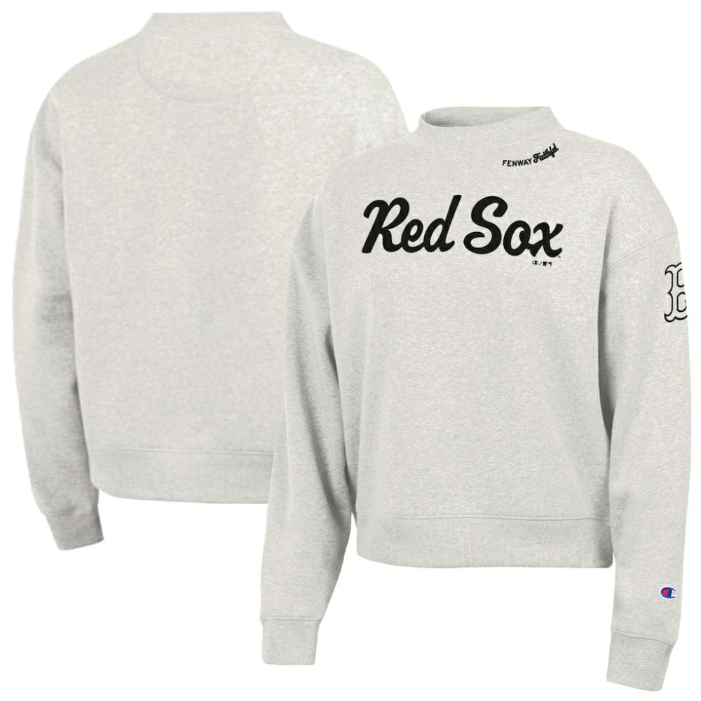 Boston Red Sox Champion Women's Triumph Tri-Blend Sweatshirt Stone