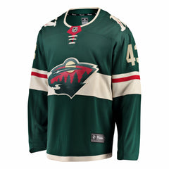 Quinn Hughes Minnesota Wild Fanatics Home Breakaway Jersey - Green Jerseys