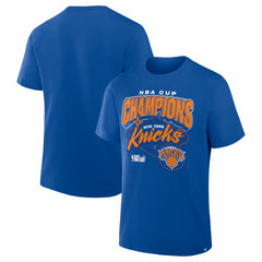 New York Knicks 2025 NBA Cup Champions Legacy T-Shirt - Blue online