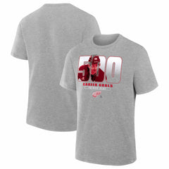 Patrick Kane Detroit Red Wings 500 Career Goals Milestone T-Shirt - Gray T-shirts