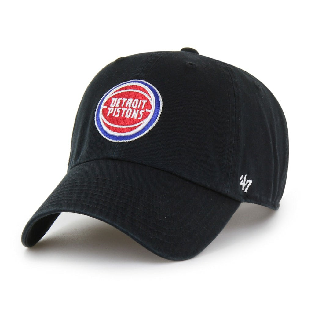Detroit Pistons '47 Clean Up Adjustable Hat sale - Black on sale