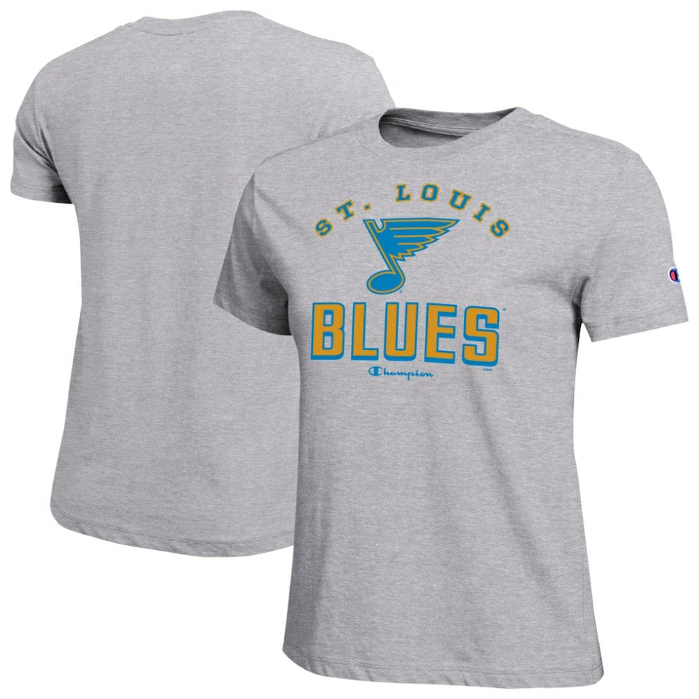 St. Louis Blues Champion Women's Core T-Shirt - Gray T-shirts