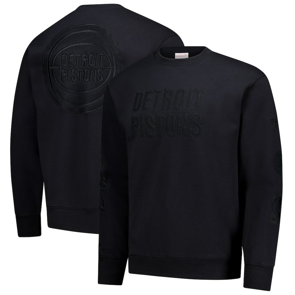 Detroit Pistons Phantom Fleece Sweatshirt sale - Black outlet