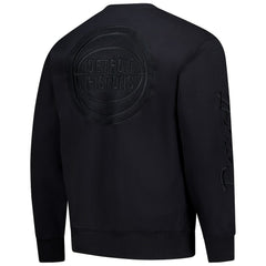 Detroit Pistons Phantom Fleece Sweatshirt sale - Black outlet