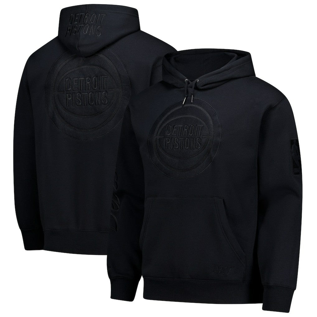 Detroit Pistons Phantom Fleece Hoodie sale - Black for sale
