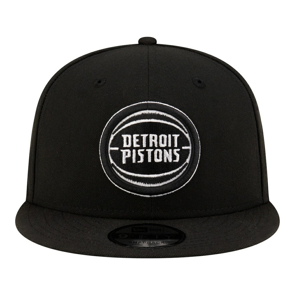 Detroit Pistons Team 9FIFTY Snapback Hat - Black/White sale