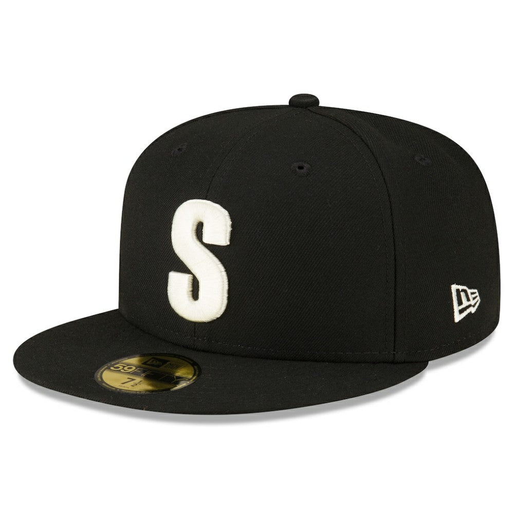 Seattle Mariners Authentic Collection 59FIFTY Fitted Hat Black