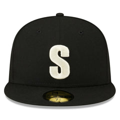 Seattle Mariners Authentic Collection 59FIFTY Fitted Hat Black
