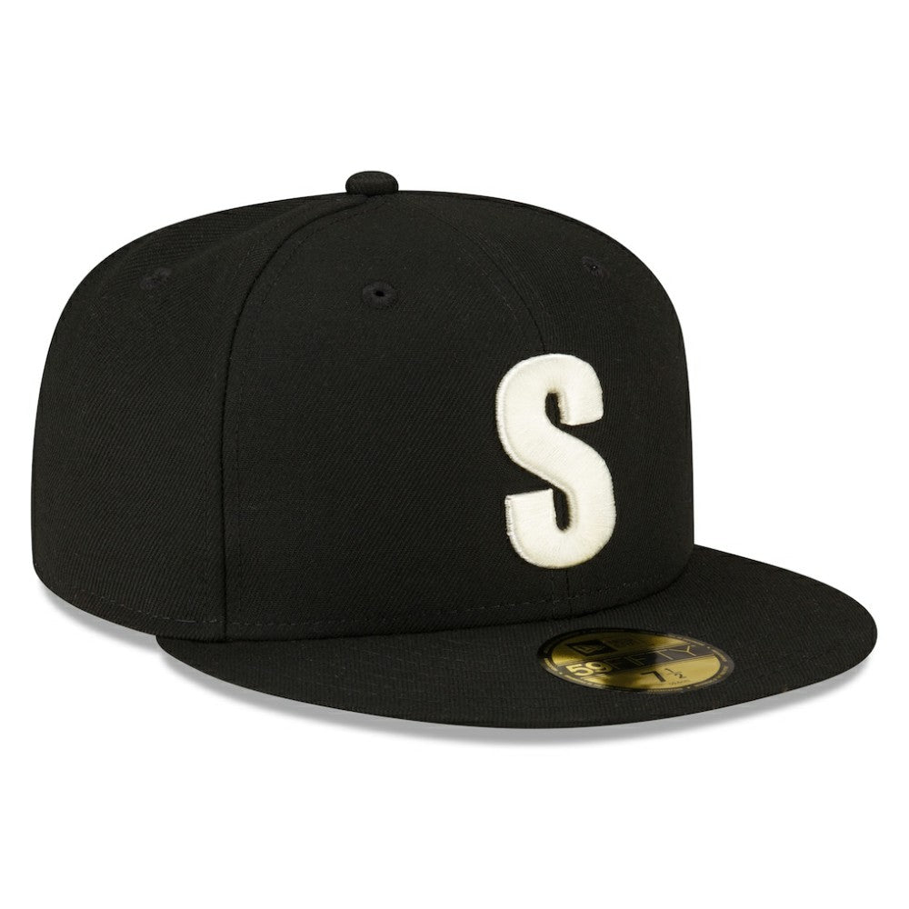 Seattle Mariners Authentic Collection 59FIFTY Fitted Hat Black