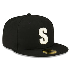 Seattle Mariners Authentic Collection 59FIFTY Fitted Hat Black