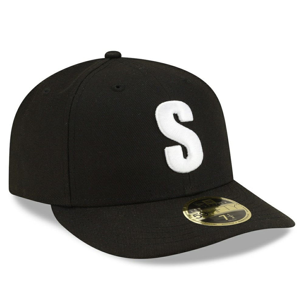 Seattle Mariners Authentic Collection Low Profile 59FIFTY Fitted Hat Black