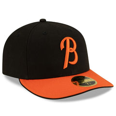Baltimore Orioles Authentic Collection Low Profile 59FIFTY Fitted Hat Black/Orange