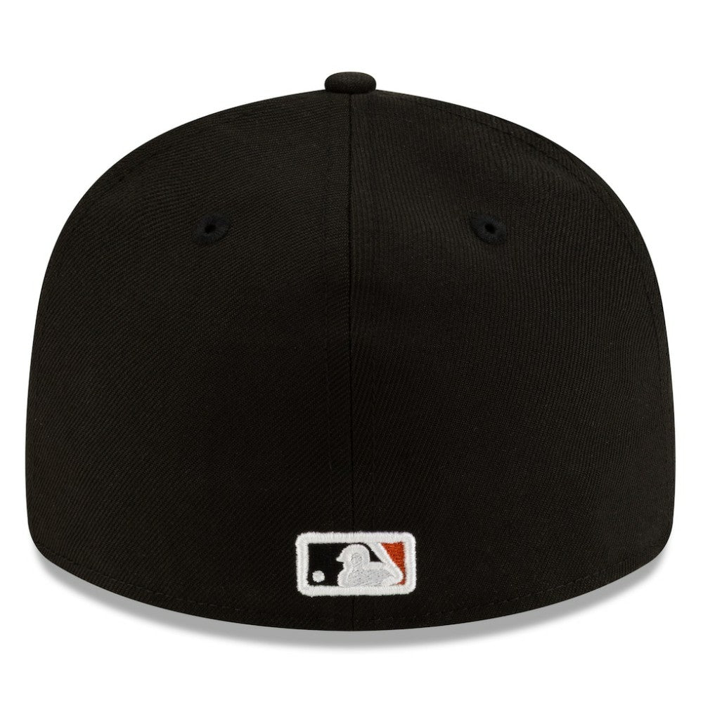 Baltimore Orioles Authentic Collection Low Profile 59FIFTY Fitted Hat Black/Orange
