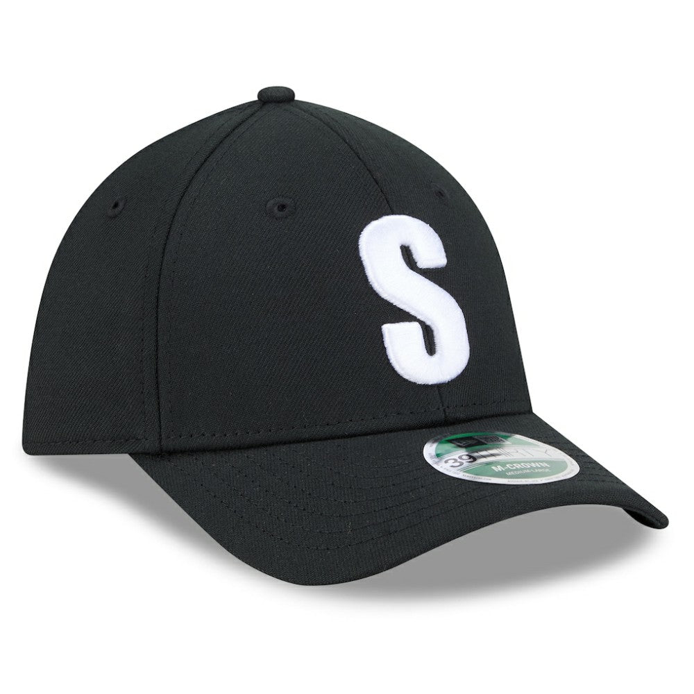 Seattle Mariners Authentic Collection Player Replica 39THIRTY M-Crown Flex Hat Black