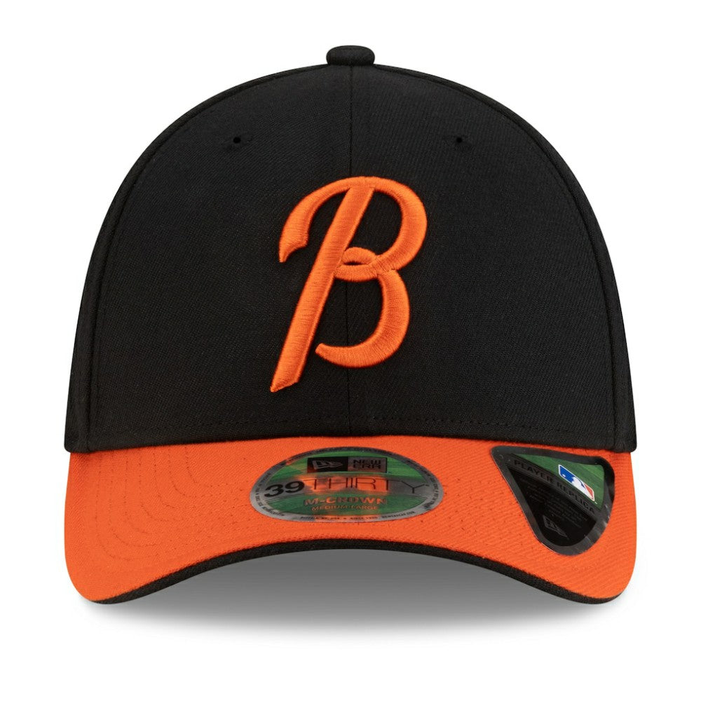 Baltimore Orioles Player Replica 39THIRTY Flex Hat Black/Orange